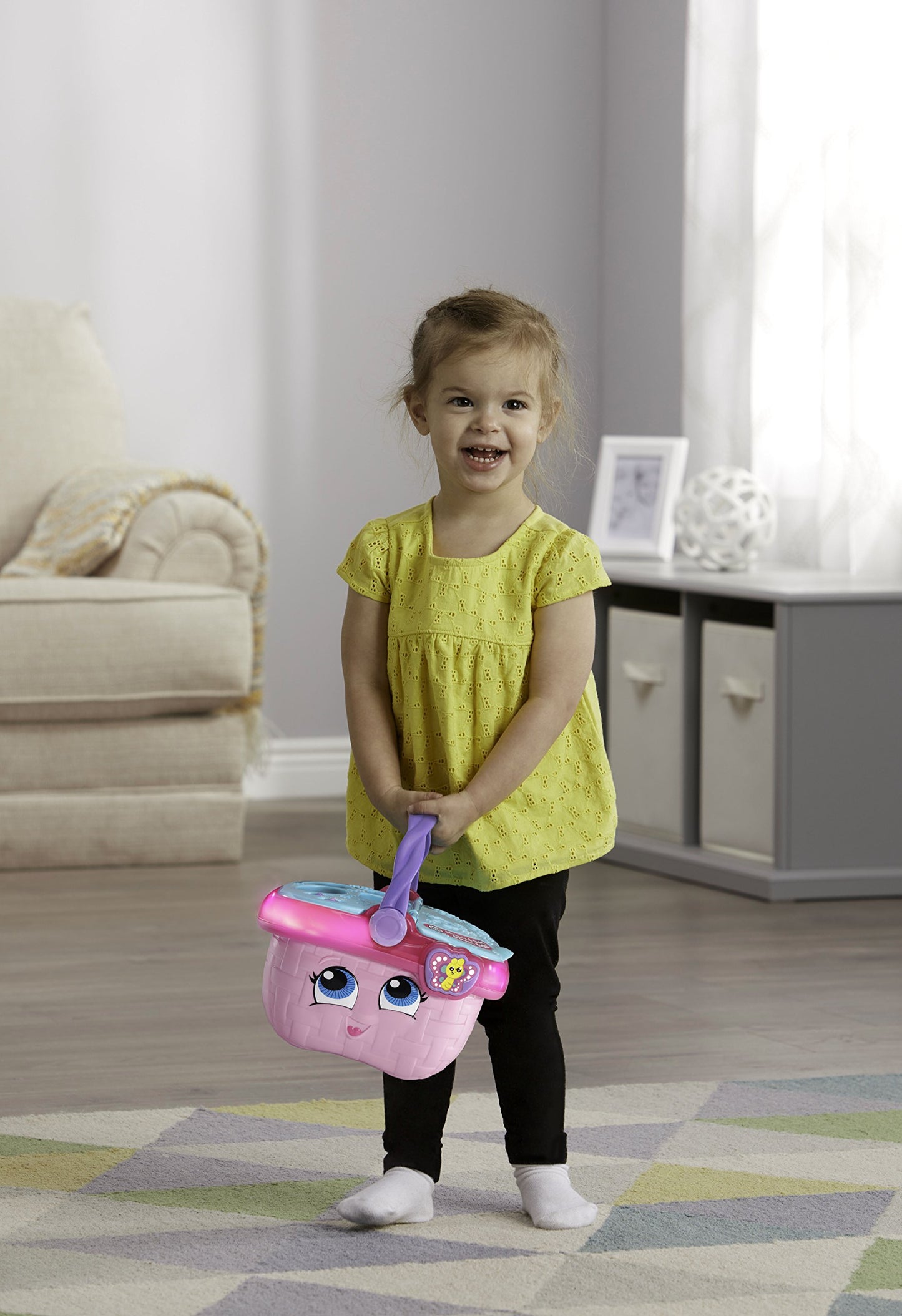 LeapFrog Shapes and Sharing Picnic Basket, Pink