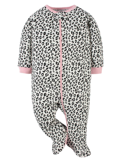 Gerber Baby-Girls 4 Pack Sleep 'N Play Footie