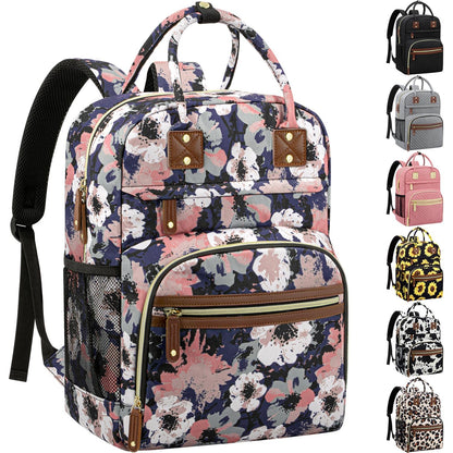Tenot Diaper Bag Backpack for Women Large Capacity with Insulated Pockets Multifunctional Diaper Bags For Baby Girl Boy Waterproof Baby Bags For Mama Maternity Travel Bag Black