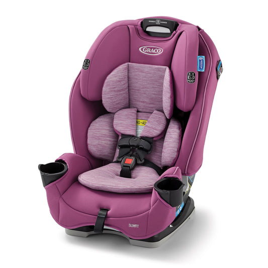 Graco Slimfit 3-in-1 Convertible Car Seat, Slim Car Seat with Space-Saving Design, Highback Booster Seat with 10-Position Headrest, Rear Facing and Forward Facing Carseat, Jarret