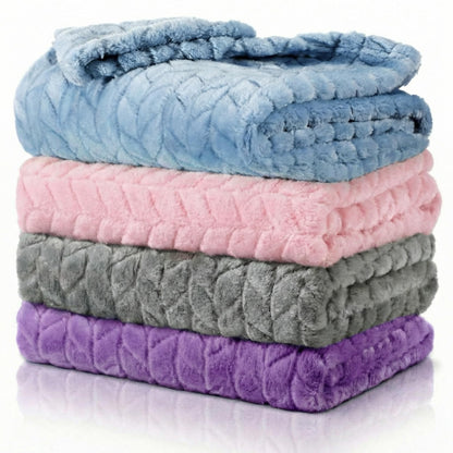 Frienda 4 Pcs Baby Fuzzy Blanket Fluffy Baby Blanket for Boys Girls Soft Warm Infant Newborn Toddler Receiving Nursery Bed Supplies, 32 x 24 Inch(Pink Color)