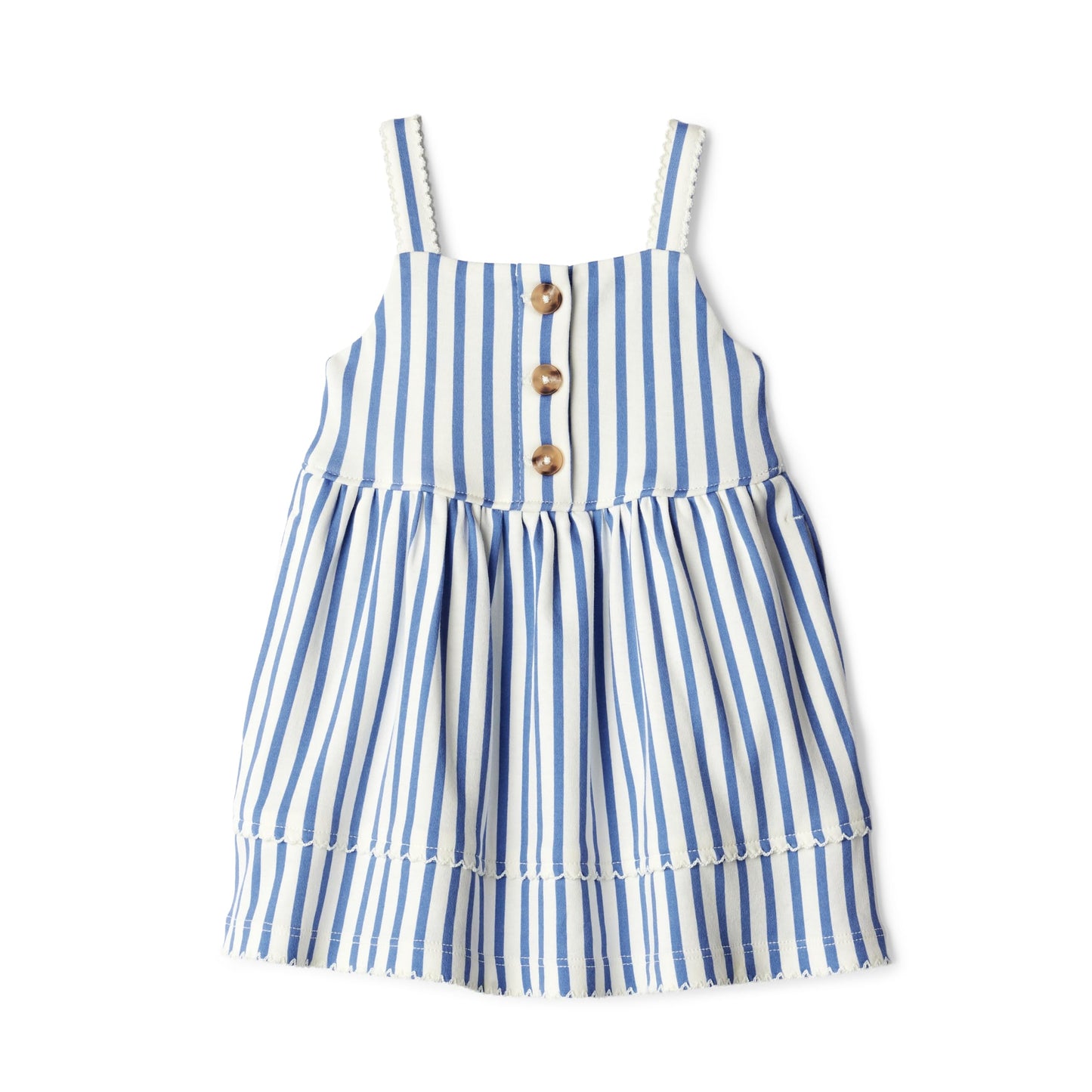 Amazon Essentials x Sofia Grainge Toddlers and Baby Girls' Cotton Casual Fit and Flare Dress