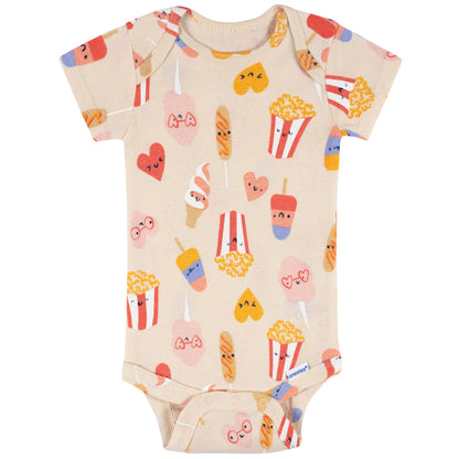 Onesies Brand Baby Girls' 8-pack Short Sleeve Mix & Match Bodysuits