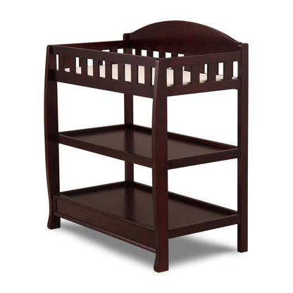 Delta Children Infant Changing Table with Pad, Dark Chocolate