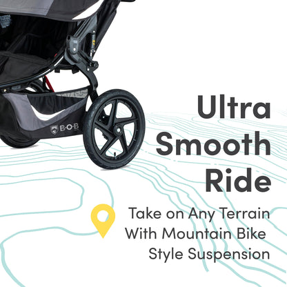 BOB Gear Revolution Flex 3.0 Jogging Stroller, Graphite Black