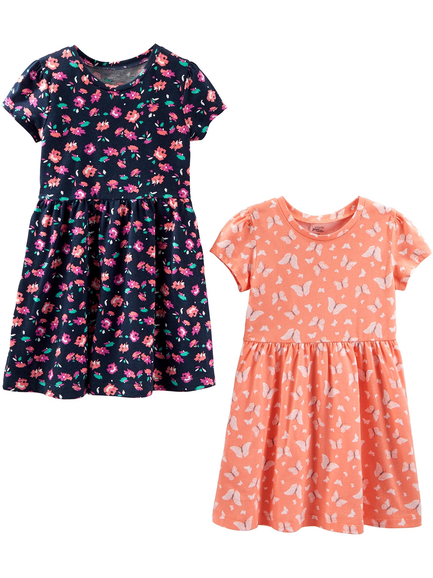 Simple Joys by Carter's baby-girls Short-sleeve and Sleeveless Dress Sets, Pack of 2