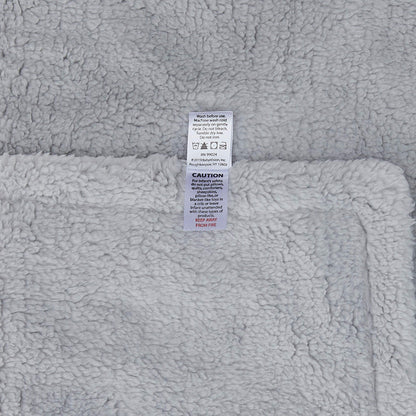 Hudson Baby Unisex Baby Plush Mink and Sherpa Blanket, Pink Floral, One Size