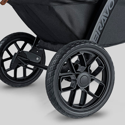 Chicco Bravo® 3-in-1 Trio Travel System, Bravo® Quick-Fold Stroller with KeyFit® 30 Infant Car Seat and Base, Car Seat and Stroller Combo | Parker