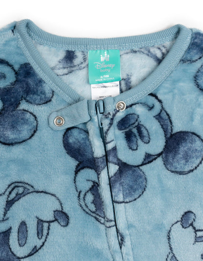 Disney Baby Boys Long Sleeve Footed Sleep and Play Coveralls