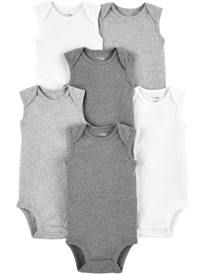 Simple Joys by Carter's Baby-Boys 6-Pack Short-Sleeve Bodysuit