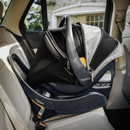 Chicco Bravo® 3-in-1 Trio Travel System, Bravo® Quick-Fold Stroller with KeyFit® 30 Infant Car Seat and Base, Car Seat and Stroller Combo | Parker