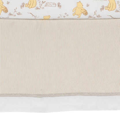 Lambs & Ivy Disney Baby Pooh Bear & Pals Cotton 3Piece Nursery Crib Bedding Set