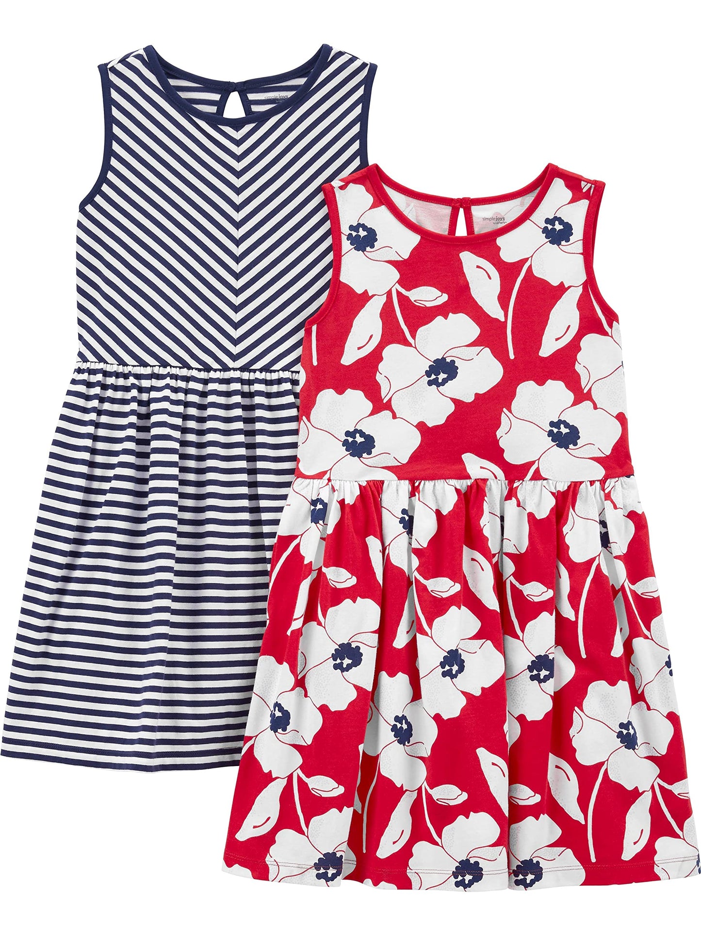 Simple Joys by Carter's baby-girls Short-sleeve and Sleeveless Dress Sets, Pack of 2