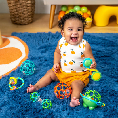 Bright Starts Oball Shaker Rattle Toy, Ages Newborn Plus