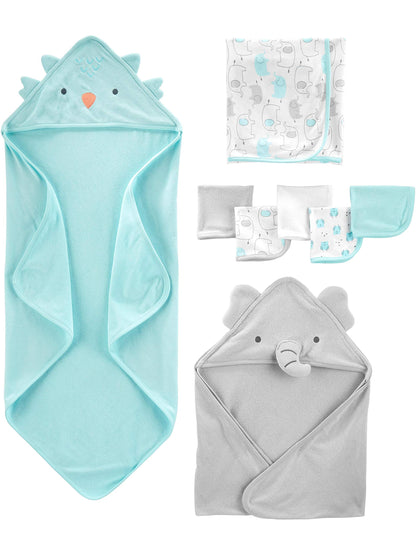 Simple Joys by Carter's baby-girls 8-piece Towel and Washcloth Set