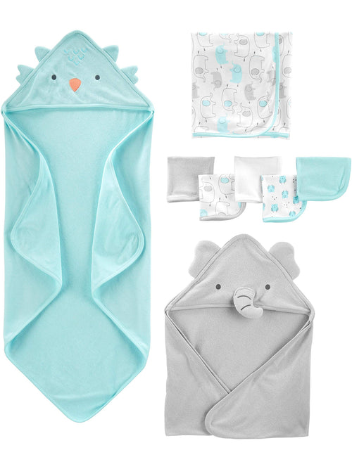Simple Joys by Carter's baby-girls 8-piece Towel and Washcloth Set