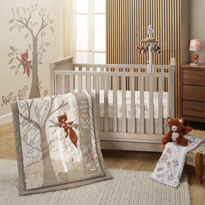 Lambs & Ivy Disney Baby Pooh Bear & Pals Cotton 3Piece Nursery Crib Bedding Set